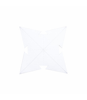 Estrella para Armar 28 cm Blanca