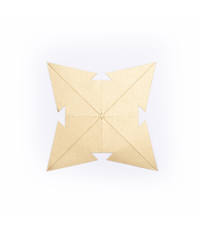 Estrella para Armar 28 cm Dorada