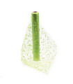 Tela Con Hojas Verde 35 cm X 9 m