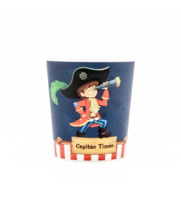 Vaso plástico del Capitán Timón