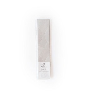 Danesa para Armar Plateada 9 cm x 3