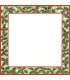 Mantel 80 x 80 cm Mistletoe And Ilex Xmas