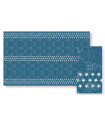 Mantel 138 x 220 cm Stella Blue