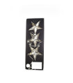3 luces Estrellas Plateadas Alparamis