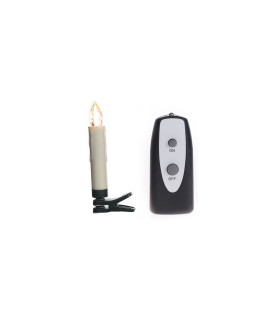 Vela LED Ivory x 10 Alparamis