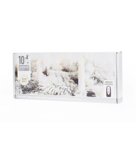 Vela LED Ivory x 10 Alparamis
