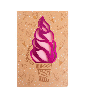 Cuaderno Talbot Kraft Ice Cream 17x25 cm