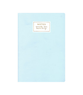 Cuaderno Talbot Flex Celeste Pastel 17x25 cm