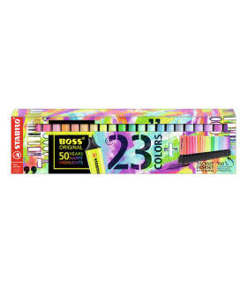 Set de 23 Resaltadores Boss y Boss Pastel Stabilo