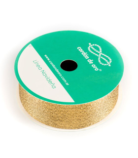 Cinta de Lurex Dorada 5 cm x 10 metros