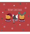 Servilletas 33 x 33 cm Moewy Xmas