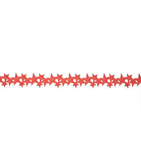 Cinta Superstar Metálica Roja 2 cm x 10 metros