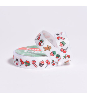 Cinta Fun Tape Christmas 1.5 cm x 5 metros