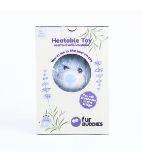 Peluche Térmico Oso Suavecito Celeste Fur Buddies