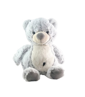 Peluche Térmico Animales Oso Gris Fur Buddies