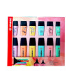 Caja de 6 Resaltadores y 6 Mini Resaltadores Boss Pastel de Stabilo