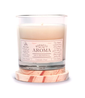 Vela de Soja Aromática 250 g Línea Clásica Pomelo Espacio Aroma