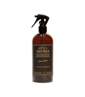 Aromatizador Textil 500 ml Línea Black Arrrayán Espacio Aroma