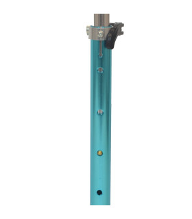 Monopatín de Aluminio Rocker Mini de 3 Ruedas Turquesa y Violeta