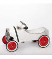 Auto a Pedal Bugatin Blanco con Detalles Rojos Tinplay