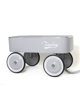 Carro Wagon con Gancho de Arrastre Gris Tinplay