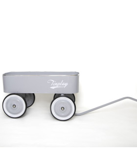 Carro Wagon con Gancho de Arrastre Gris Tinplay