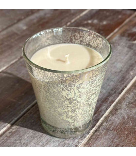 Vela Aromática Navideña de Soja en Vaso Ginger y Caramel Espacio Aroma