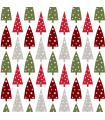Servilletas 24 x 24 cm Trees in a Row Xmas