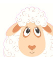 Servilletas Troqueladas 33 x 33 cm Silhouette Spring Sheep