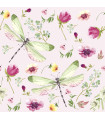 Servilletas 24 x 24 cm Summer Field Pink