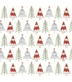 Servilletas 24 x 24 cm Fun Tree Red Xmas