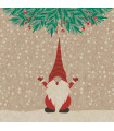 Servilletas Recicladas 24 x 24 cm Happy Santas Xmas