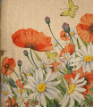 Servilletas Recicladas 33 x 33 cm Floral Poppies