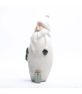 Adorno de Papá Noel con Corona 21 cm Alparamis