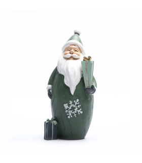 Adorno de Papá Noel con Regalos 18 cm Alparamis