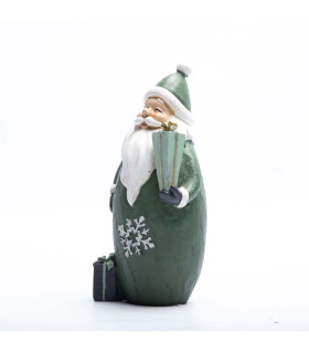 Adorno de Papá Noel con Regalos 18 cm Alparamis