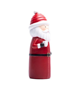 Adorno de Papá Noel con Taza 24 cm Alparamis