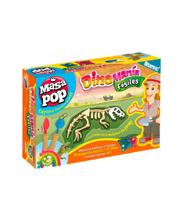 Set Fósiles Masa Pop Dinomanía
