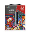 Marcadores Sketch Doble Punta Carioca Plus x 80