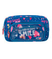 Cartuchera con 2 Cierres Big Pocket Heart 2.4 lt Talbot