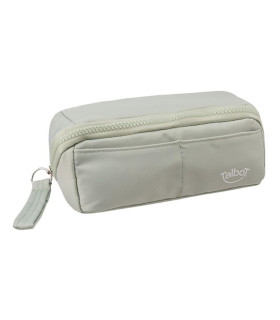 Cartuchera con 1 Cierre Minimal Verde Pastel 1 lt Talbot
