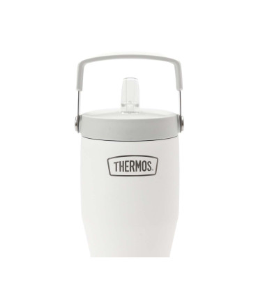 Vaso Térmico con Asa y Sorbete Thermos Classic 850 ml Blanco