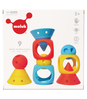 Set de Construcción Building Genius Moluk 9 piezas