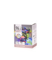 96 luces LED a Pila Multicolor con Cable Negro Alparamis