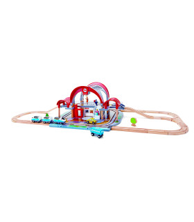 Estación de Tren de la Gran Ciudad de Juguete Hape