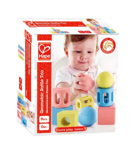 Trío de Sonajeros Geométricos Hape
