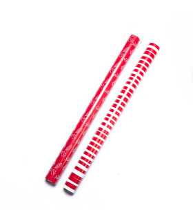 12 Paquetes de 2 Papeles Regalo Tramas Rojo