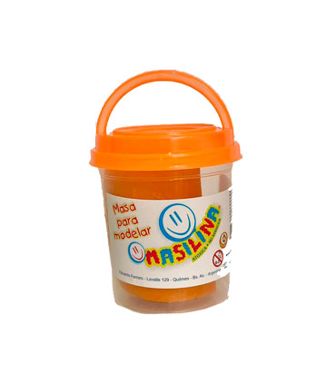 Pote de Masa para Moldear Naranja 150 g Masilina