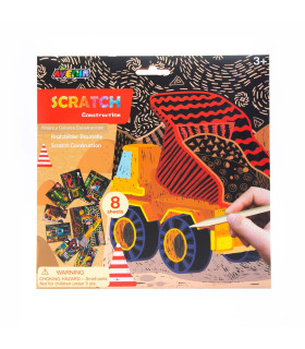 Scratch 20 Pz en 4 Diseños con Exhibidor Avenir