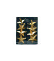 Estrellas Doradas de 6 cm x 8 Alparamis